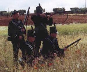 95th re-enactors at Albuerra, 2000. Image courtesy of Pedro.
