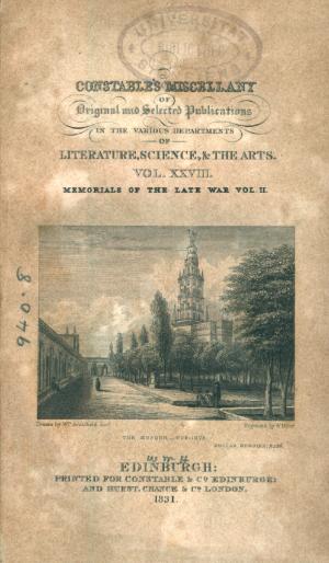 Memorials of the Late War Vol 2