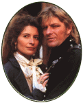 Assumpta Serna as Teresa with Sean Bean as Sharpe, from Carlton's Sharpe series. Image used without permission.
